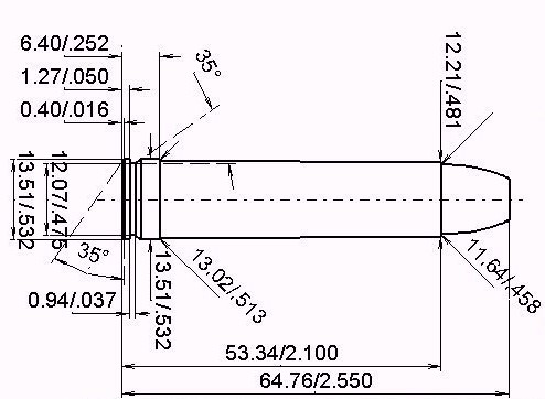 450 marlin dimensions Calibres Dimensiones y especificaciones técnicas