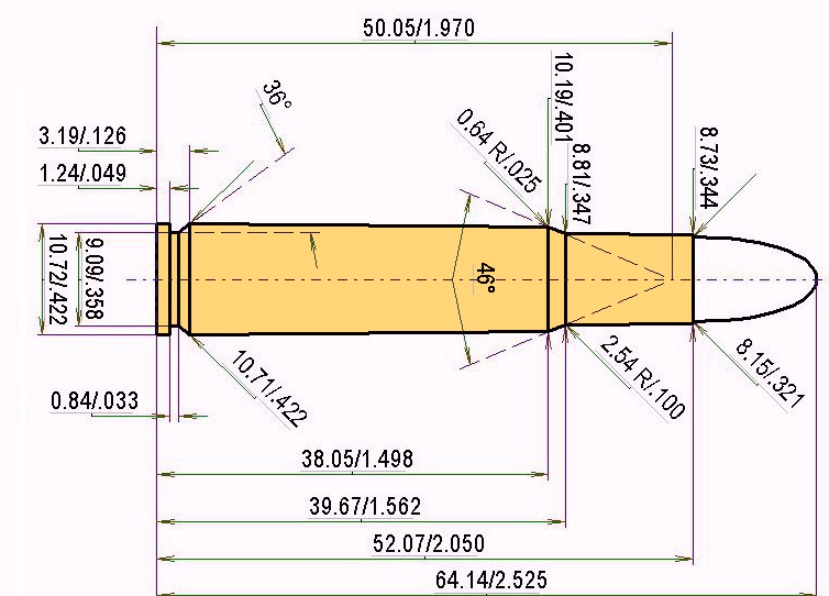 .32 Rem. Calibres Dimensiones y especificaciones técnicas