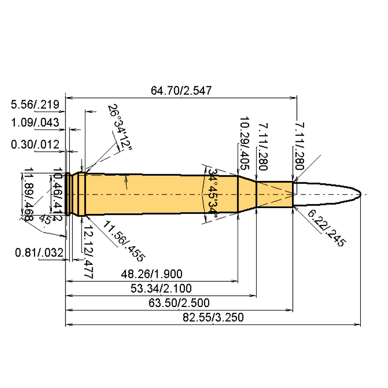 .240 Belt. Riml. Nitr. Exp. Calibres Dimensiones y especificaciones técnicas