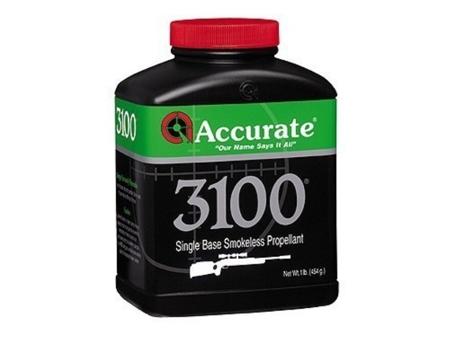 Accurate 3100 Pólvora Datos de Cargas